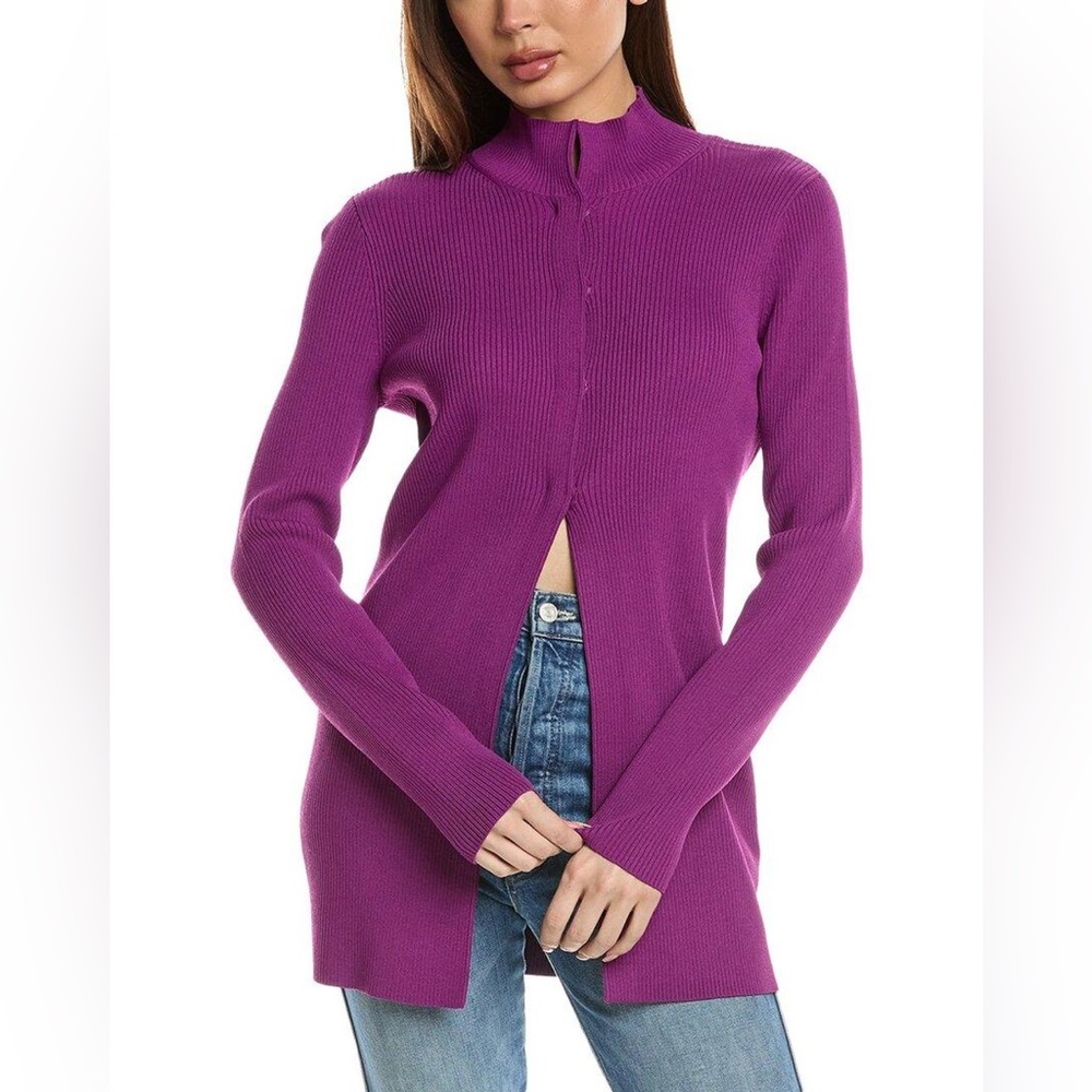 REISS Blakely Ribbed Cardigan size Small
